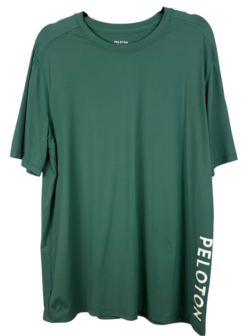 Peloton Men’s Forest Green Short-Sleeve Workout Active Large Tee